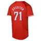 Limited Men's Connor Overton Red Cincinnati Reds Alternate Jersey