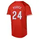 Limited Men's Tony Perez Red Cincinnati Reds Alternate Jersey