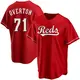 Replica Men's Connor Overton Red Cincinnati Reds Alternate Jersey